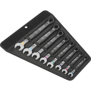 Wera 6003 Joker 8 Imperial Set 1, 8-teilig (Ringmaulschlüssel-Satz, zöllig)