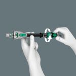 Wera 8100 SA 9 Zyklop Speed-Knarrensatz, zöllig, 1/4" (schwarz/grün, 28-teilig, Speed-Knarre mit schwenkbarem Kopf)