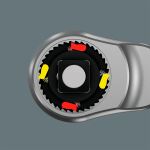 Wera 8100 SA 10 Zyklop Metal-Knarrensatz, zöllig, 1/4" (schwarz/grün, 28-teilig, Vollmetallknarre mit Durchsteckvierkant)