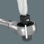 Wera 8100 SA 10 Zyklop Metal-Knarrensatz, zöllig, 1/4" (schwarz/grün, 28-teilig, Vollmetallknarre mit Durchsteckvierkant)