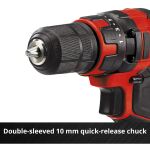 Einhell Power X-Change Akku-Bohrschrauber TC-CD 18/35 Li - Solo, 18Volt (rot/schwarz, ohne Akku und Ladegerät)