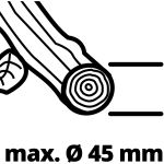 Einhell Elektro-Leisehäcksler GC-RS 60 CB (rot/schwarz, 2.300 Watt)