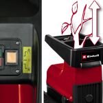 Einhell Elektro-Leisehäcksler GC-RS 60 CB (rot/schwarz, 2.300 Watt)