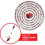 Einhell Power X-Change Akku-Grasschere/ -Strauchschere GE-CG 18/100 Li T-Solo, 18Volt (rot/schwarz, ohne Akku und Ladegerät, mit Teleskop-Stiel)