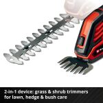 Einhell Power X-Change Akku-Grasschere/ -Strauchschere GE-CG 18/100 Li T-Solo, 18Volt (rot/schwarz, ohne Akku und Ladegerät, mit Teleskop-Stiel)