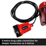 Einhell Power X-Change Akku-Klarwasserpumpe GE-SP 18 Li-Solo,18Volt, Tauch- / Druckpumpe (rot/schwarz, ohne Akku und Ladegerät)