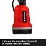 Einhell Power X-Change Akku-Klarwasserpumpe GE-PP 18 RB Li-Solo, 18Volt, Tauch- / Druckpumpe (rot/schwarz, ohne Akku und Ladegerät)