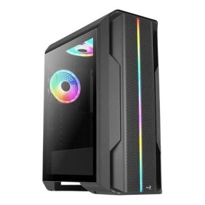Aerocool Splinter Duo-G-BK-v1 (schwarz, Tempered Glass)