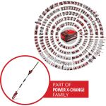 Einhell Power X-Change Akku-Heckenschere GC-HH 18/45 Li T, 18Volt (rot/schwarz, ohne Akku und Ladegerät)