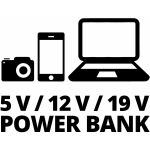 Einhell Jump-Start Powerbank CE-JS 12/1 (rot/schwarz, Starthilfe für Benziner und Diesel)