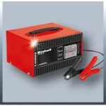 Einhell Batterie-Ladegerät CC-BC 5 (rot/schwarz, für Kfz- und Motorradbatterien)