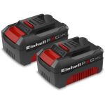 Einhell Akku Power-X-Change Twinpack 18V 4,0 Ah CB 1 (rot/schwarz, 2 Stück)