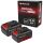 Einhell Akku Power-X-Change Twinpack 18V 4,0 Ah CB 1 (rot/schwarz, 2 Stück)
