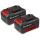 Einhell Akku Power-X-Change Twinpack 18V 4,0 Ah CB 1 (rot/schwarz, 2 Stück)