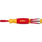 wiha Schraubendreher mit Bit Magazin LiftUp electric (rot/gelb, 7-teilig)