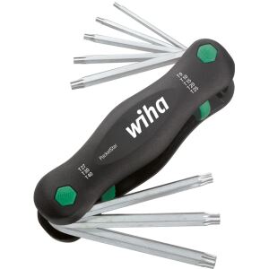 wiha Multitool PocketStar Sechsrund (schwarz, 8 Werkzeuge)