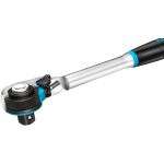 HAZET HiPer Feinzahn-Umschaltknarre 916HPS, 1/2" (schwarz/blau, Betätigungswinkel 4°, Sicherheitsverriegelung)