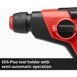 Einhell Power X-Change Akku-Bohrhammer TE-HD 18/12 Li - Solo, 18Volt (rot/schwarz, ohne Akku und Ladegerät)