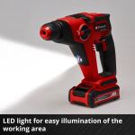 Einhell Power X-Change Akku-Bohrhammer TE-HD 18/12 Li - Solo, 18Volt (rot/schwarz, ohne Akku und Ladegerät)