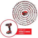 Einhell Professional Akku-Schlagbohrschrauber TP-CD 18/50 Li-i BL, 18Volt (rot/schwarz, 2x Li-Ionen Akku 2,0Ah)
