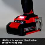 Einhell Professional Akku-Schlagbohrschrauber TP-CD 18/50 Li-i BL, 18Volt (rot/schwarz, 2x Li-Ionen Akku 2,0Ah)