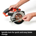 Einhell Power X-Change Akku-Handkreissäge TE-CS 18/150 Li-Solo, 18Volt (rot/schwarz, ohne Akku und Ladegerät)