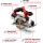 Einhell Power X-Change Akku-Handkreissäge TE-CS 18/150 Li-Solo, 18Volt (rot/schwarz, ohne Akku und Ladegerät)