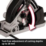 Einhell Power X-Change Akku-Mini-Handkreissäge TE-CS 18/89 Li-Solo, 18Volt (rot/schwarz, ohne Akku und Ladegerät)