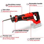 Einhell Professional Akku-Universal-Säbelsäge TP-AP 18/28 Li BL - Solo, 18Volt (rot/schwarz, ohne Akku und Ladegerät)