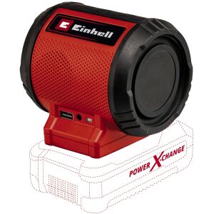 Einhell TC-SR 18 Li BT (rot, Bluetooth, AUX, USB)
