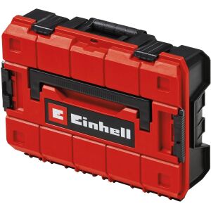 Einhell Systemkoffer E-Case S-F foam (schwarz/rot, mit 2 Schaumstoffeinlagen)