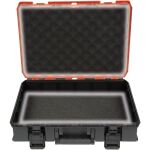 Einhell Systemkoffer E-Case S-F foam (schwarz/rot, mit 2 Schaumstoffeinlagen)