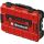 Einhell Systemkoffer E-Case S-F foam (schwarz/rot, mit 2 Schaumstoffeinlagen)