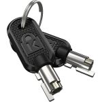 Kensington N17 tragbares Schloss für Wedge-Shaped Slots (schwarz/silber, Like Keyed, 25 Stück)