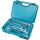 Makita Handwerkzeug-Set E-10883, 221-teilig (blau, inkl. 2 Umschalt-Knarren, 1/4" und 1/2")