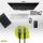 Goobay USB 2.0 Kabel, USB-A Stecker > USB-C Stecker (grau/silber, 1 Meter, Textilkabel mit Metallsteckern)