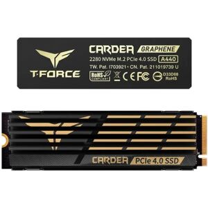Team Group CARDEA A440 2 TB (schwarz/gold, PCIe 4.0 x4, NVMe 1.4, M.2 2280)