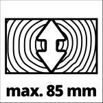 Einhell Zug-Kapp-und Gehrungssäge TC-SM 254, Kapp- und Gehrungssäge (rot/schwarz, 1.800 Watt)