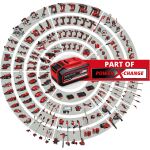 Einhell Power X-Change Akku-Bohrschrauber TE-CD 18/40-1 Li, 18Volt (rot/schwarz, 2x Li-Ion-Akku 1,5Ah, im Koffer)