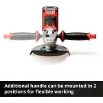 Einhell Professional Akku-Winkelschleifer AXXIO 18/150, 18Volt (rot/schwarz, ohne Akku und Ladegerät)