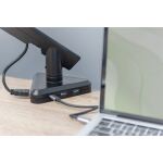Digitus Smarte Monitorhalterung (schwarz, Dockingstation, HDMI)