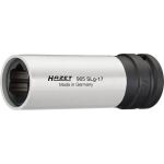 HAZET Steckschlüssel 905SLG-17, 1/2" (weiß, mit farbiger Hülse, für Alu-Felgen, 17mm)