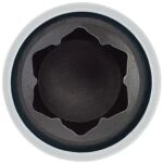 HAZET Steckschlüssel 905SLG-17, 1/2" (weiß, mit farbiger Hülse, für Alu-Felgen, 17mm)