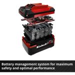 Einhell Akku Power-X-Change Plus TWIN-PACK 18Volt 5,2Ah (rot/schwarz, 2 Stück, ohne Ladegerät)