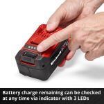 Einhell Akku Power-X-Change Plus TWIN-PACK 18Volt 5,2Ah (rot/schwarz, 2 Stück, ohne Ladegerät)