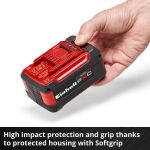 Einhell Akku Power-X-Change Plus TWIN-PACK 18Volt 5,2Ah (rot/schwarz, 2 Stück, ohne Ladegerät)