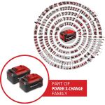 Einhell Akku Power-X-Change Plus TWIN-PACK 18Volt 5,2Ah (rot/schwarz, 2 Stück, ohne Ladegerät)