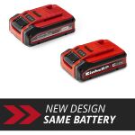 Einhell Akku Power-X-Change Plus 18Volt 4,0Ah (rot/schwarz)