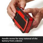 Einhell Akku Power-X-Change Plus 18Volt 4,0Ah (rot/schwarz)