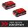 Einhell Akku Power-X-Change Plus 18Volt 4,0Ah (rot/schwarz)